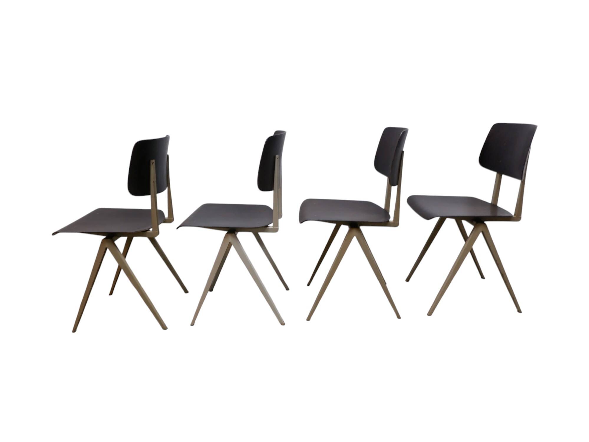 Set of 4 vintage Galvanitas chairs, 1960s