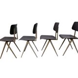 Set of 4 vintage Galvanitas chairs, 1960s