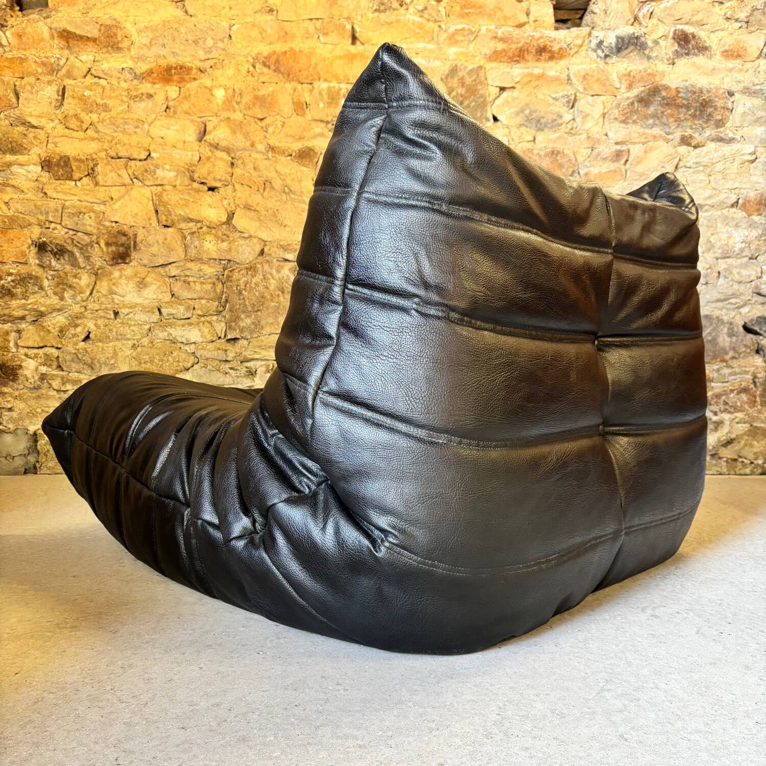 Togo leather armchair by Michel Ducaroy for Ligne Roset