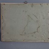 Old frame Art Deco gilded stucco wood 22.5x17.5 cm, foliage 14.9x19.9 cm SB