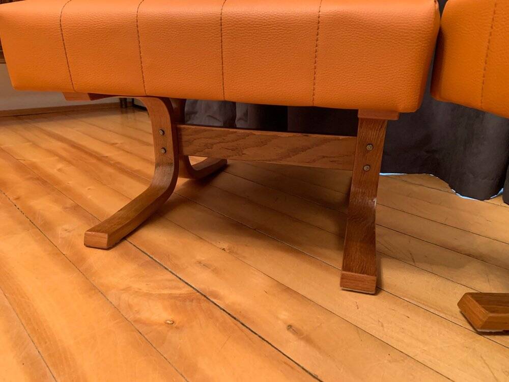 Set of Czechoslovakian armchairs by Ludvik Volak for Drevopodnik Holesov, 1960s