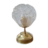 Table lamp globe flower art deco