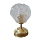 Lampe à poser globe fleur art déco