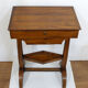 Travailleuse meuble d'appoint en bois, coffre & tiroir