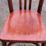 Set of 6 old bistro chairs 2 Thonet and 4 Baumann