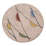 Ceramic plate / bowl Design 50 70 - Unsigned diameter 27cm