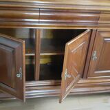 Vitrine de style Louis Philippe en merisier