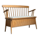 Vintage children's storage bench