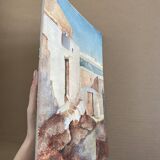 Watercolor dated 1925 / Rabat, Morocco