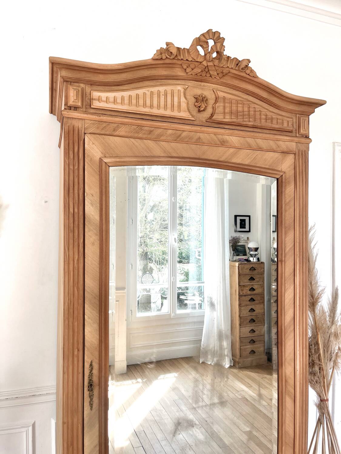 Restored Rococo Bonnetière Wardrobe