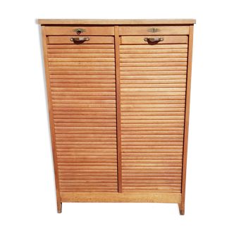 Double curtain binder