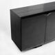 Vintage minimalist sideboard. Solid oak wood. Mid 90s.
