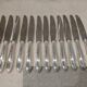 12 silver-plated table knives by Christofle Albatros SL