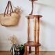 Sellette en bois - porte-plantes
