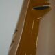 Vintage green and yellow enamel pendant light in good condition