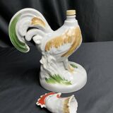 Raphael rooster-shaped digestive bottle promotional item, 20th century