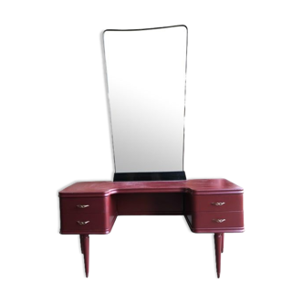 Italian mid-century vanity with mirror