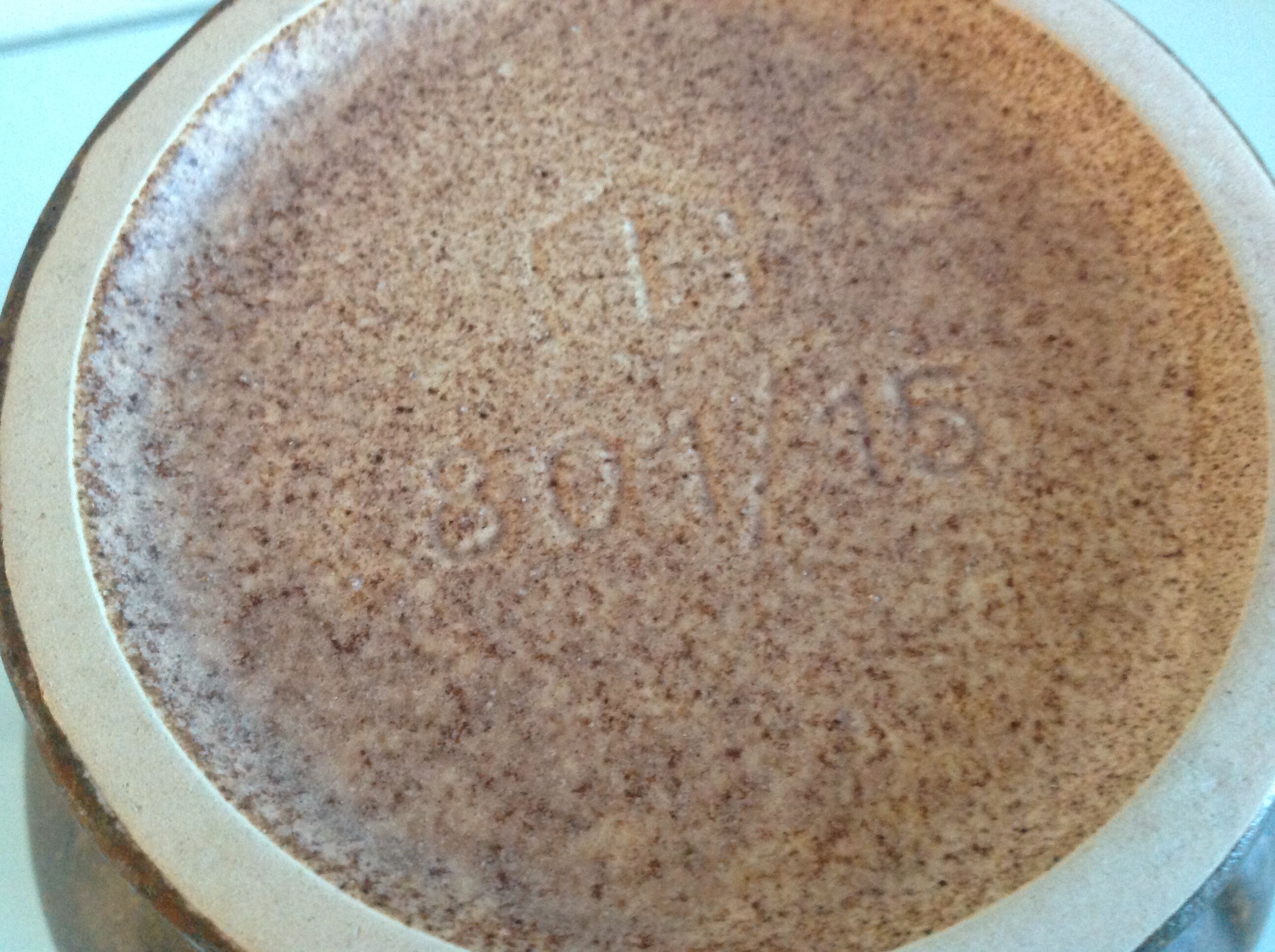 Tulip vase in brown ceramic by Steuler Keramik /vintage 60s-70s