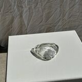 Small triangular glass ashtray France Reims