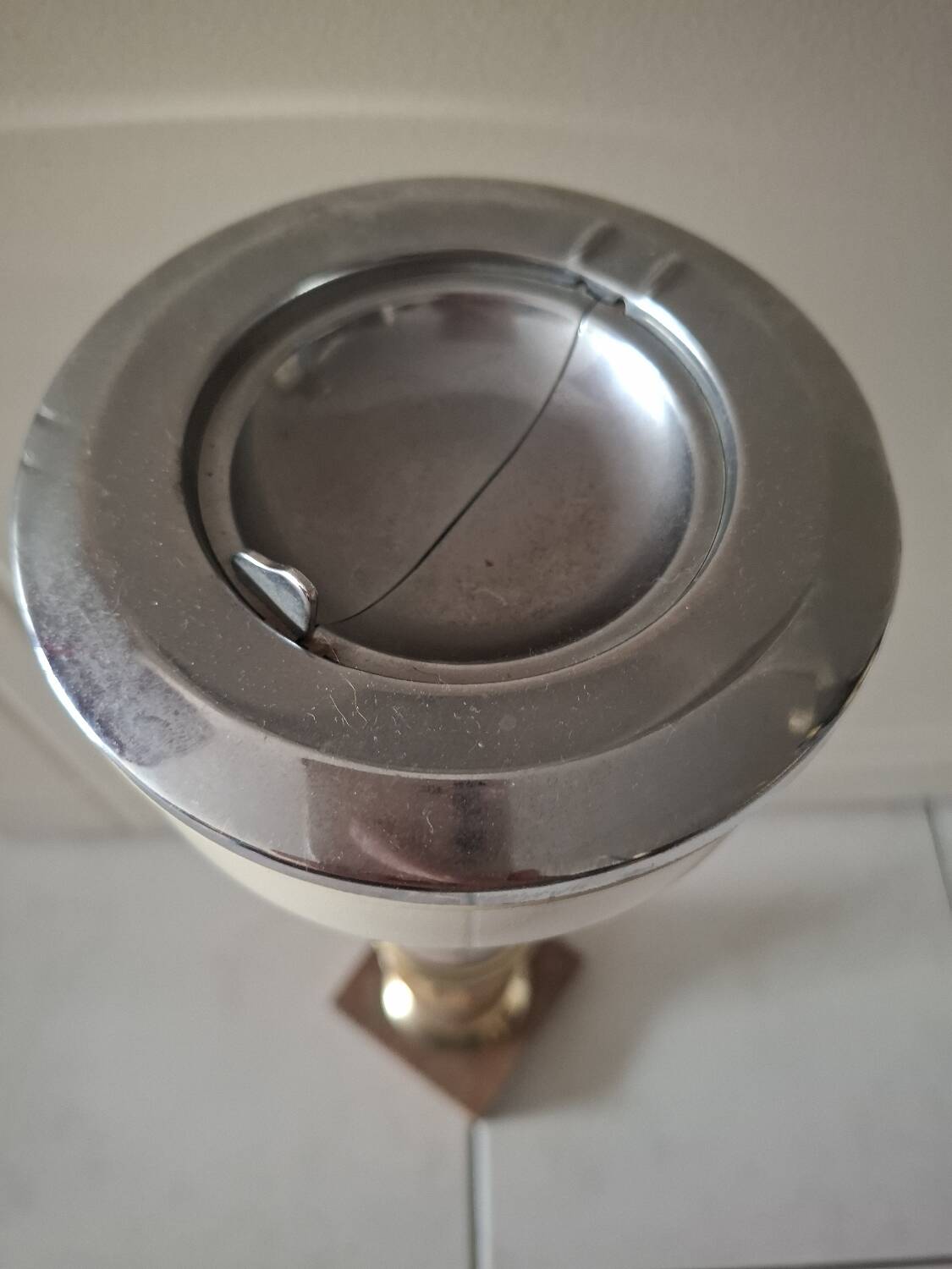 Vintage standing ashtray