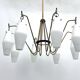 Mid-Century Large 8 arms Arredoluce manner chandelier. Italy 1950s