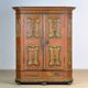 Hand Painted Folk Art Armoire/Bridal Cabinet, Southern Germany, Dated 1807
