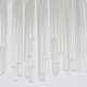 Minimalist handblown glass chandelier, 1970s