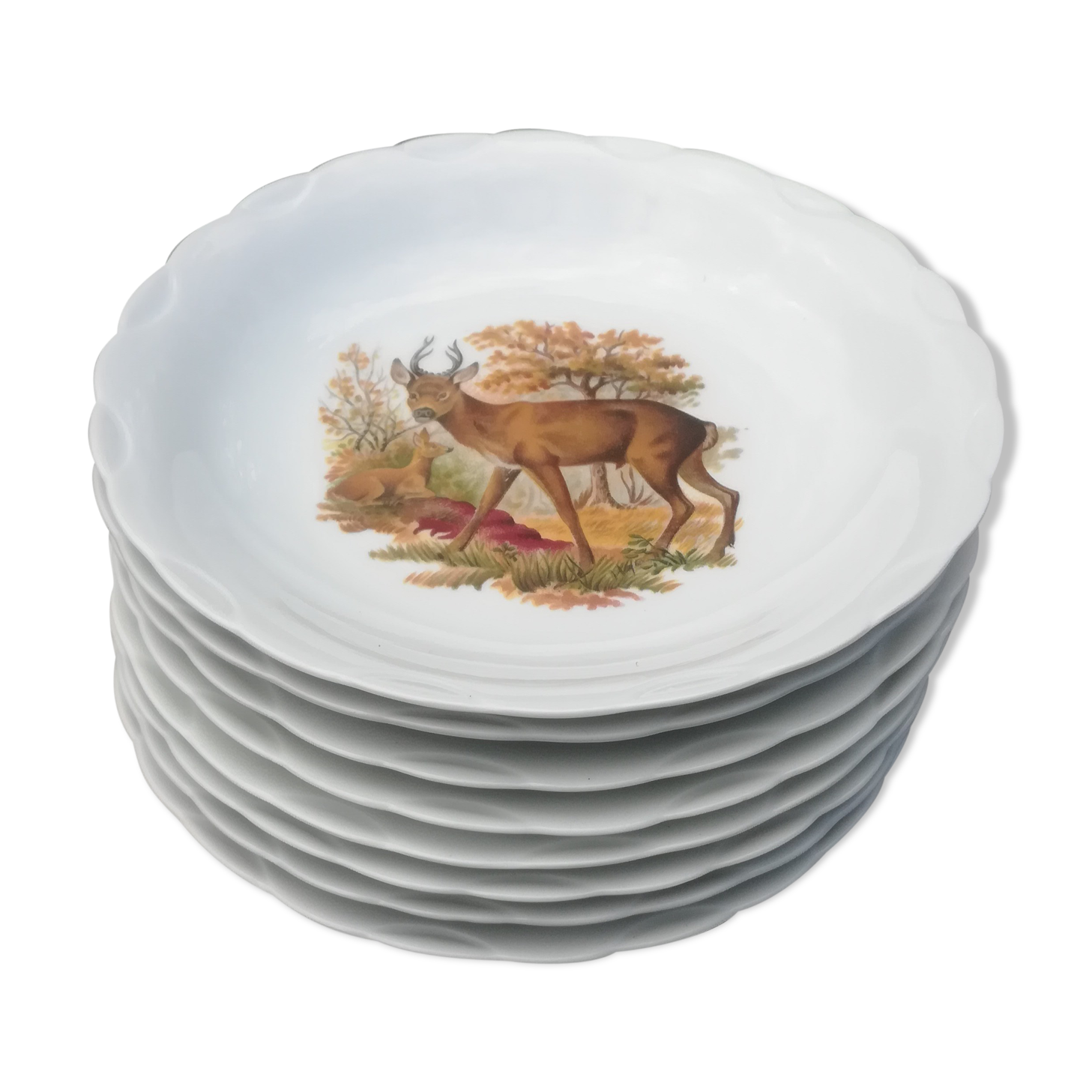 8 hollow plates animal decorations