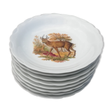 8 hollow plates animal decorations