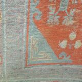 Antique Khotan rug Uyghur East Turkestan 1910