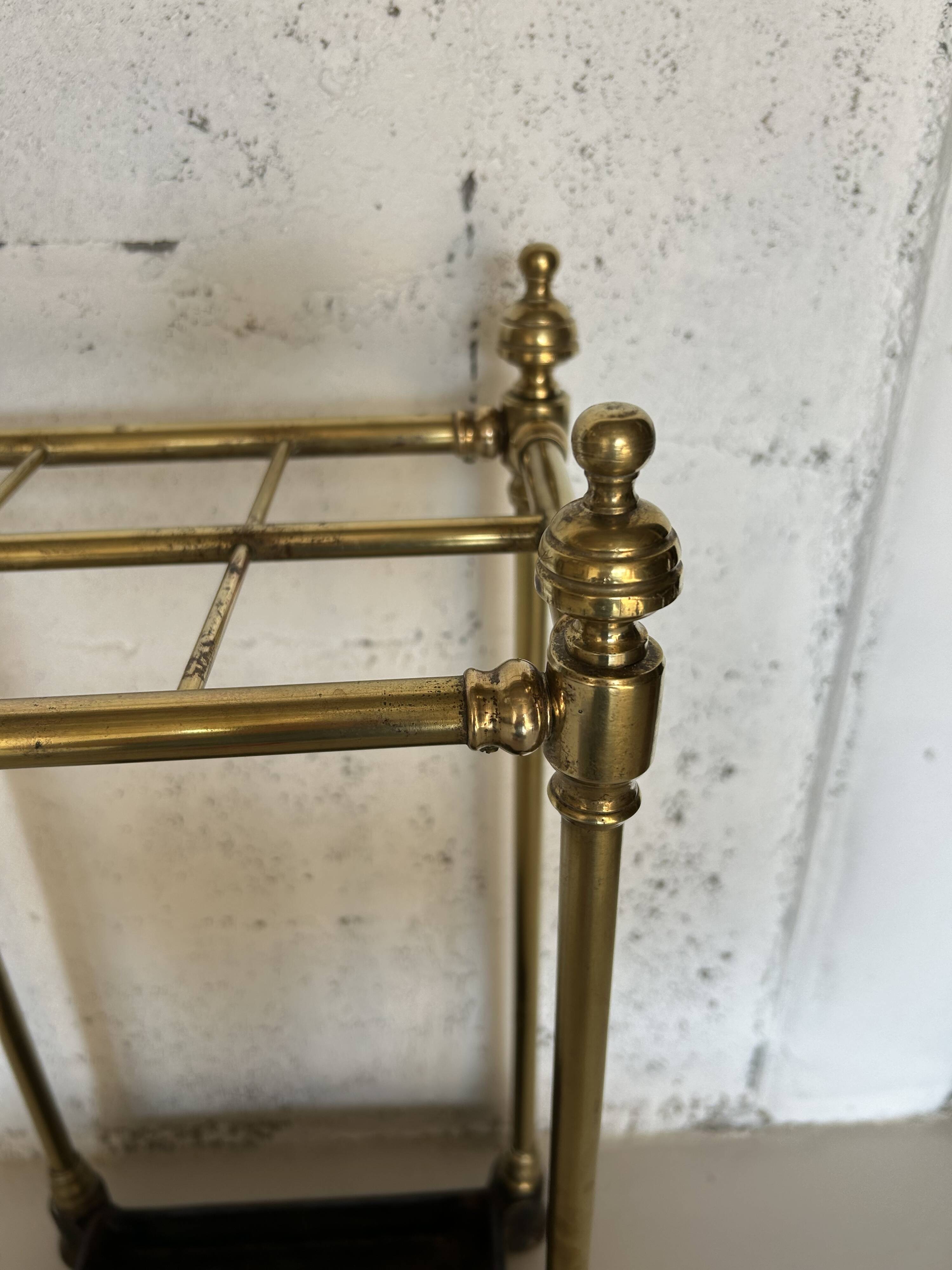 Brass umbrella stand