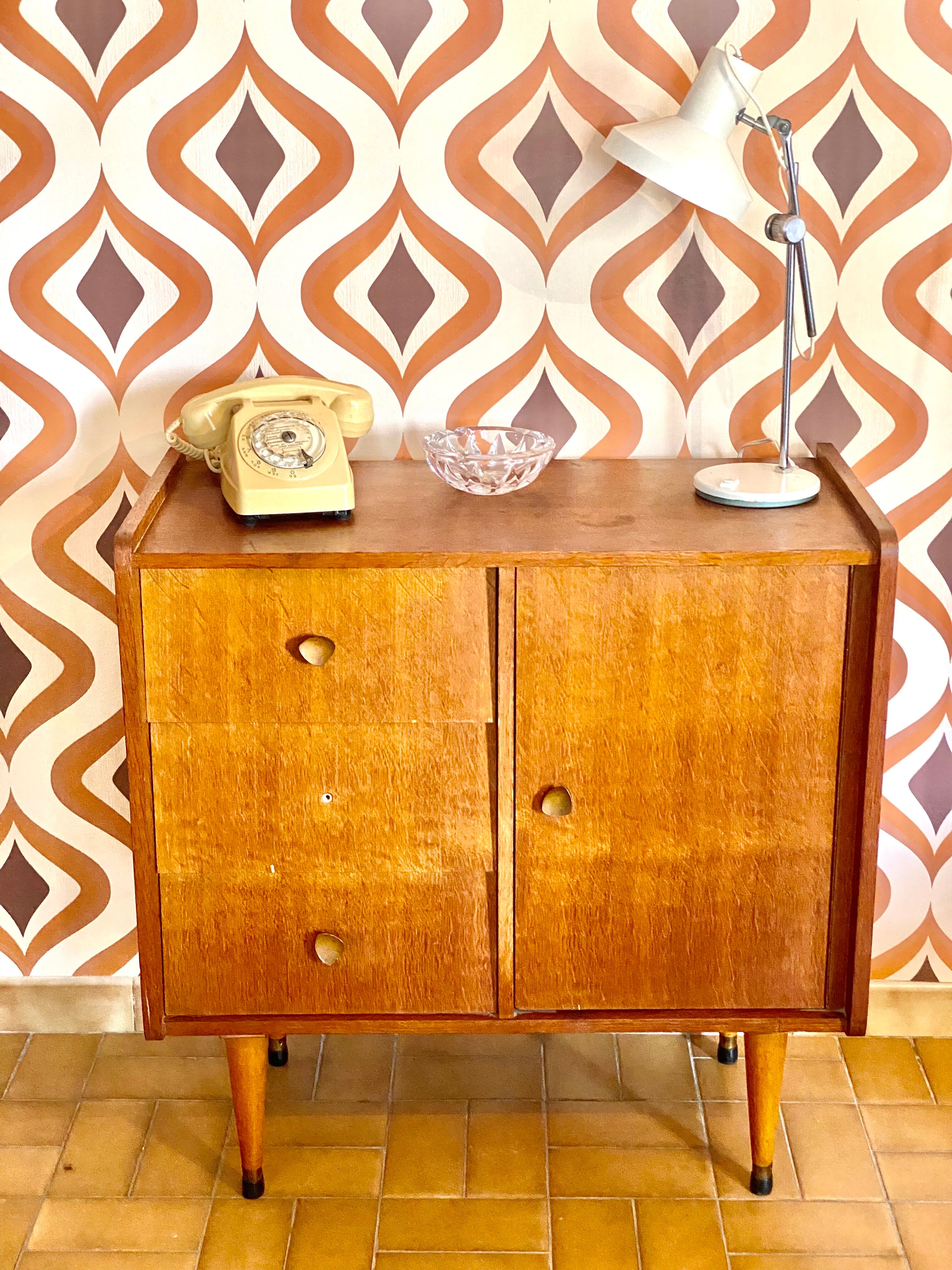 Commode vintage mid century