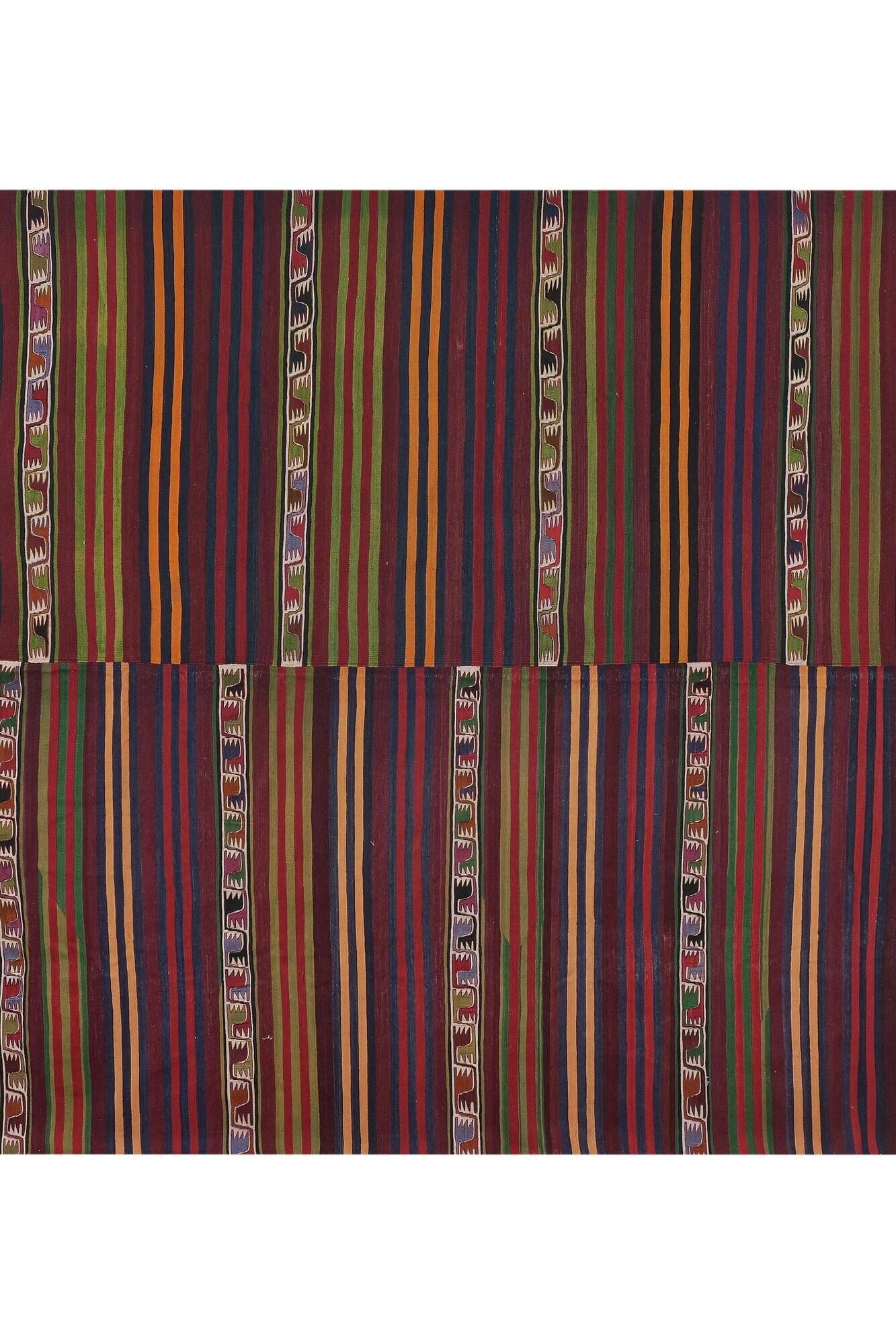 Tapis Kilim turc vintage tissé main