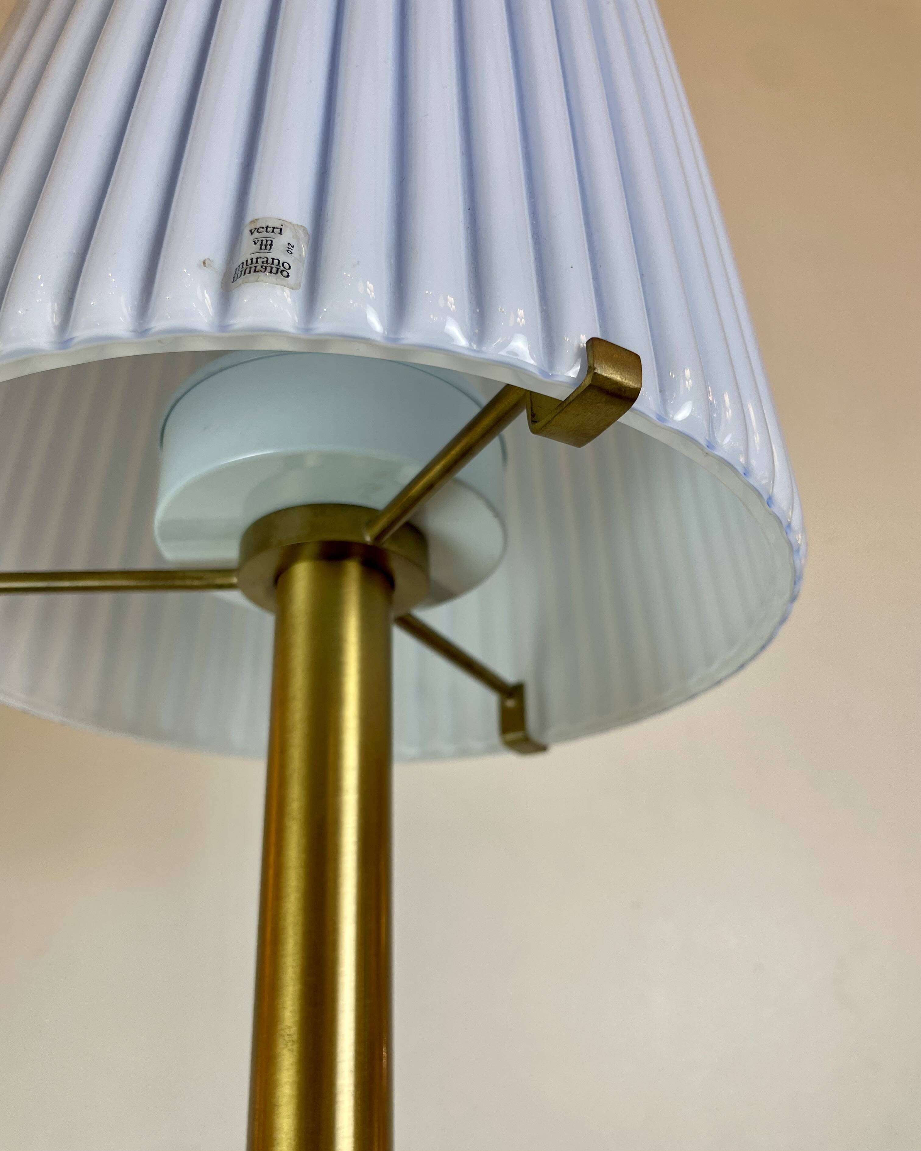 Murano Floor Lamp attributed to A. Toso, Italy, 1980s