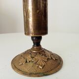 Antique folk art candle holder 1914/18