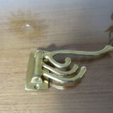 70s brass swivel coat door