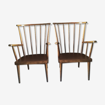 Pair of Baumann chairs