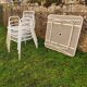 Armchairs with original cushions and Emu garden table model Rio 1966.
