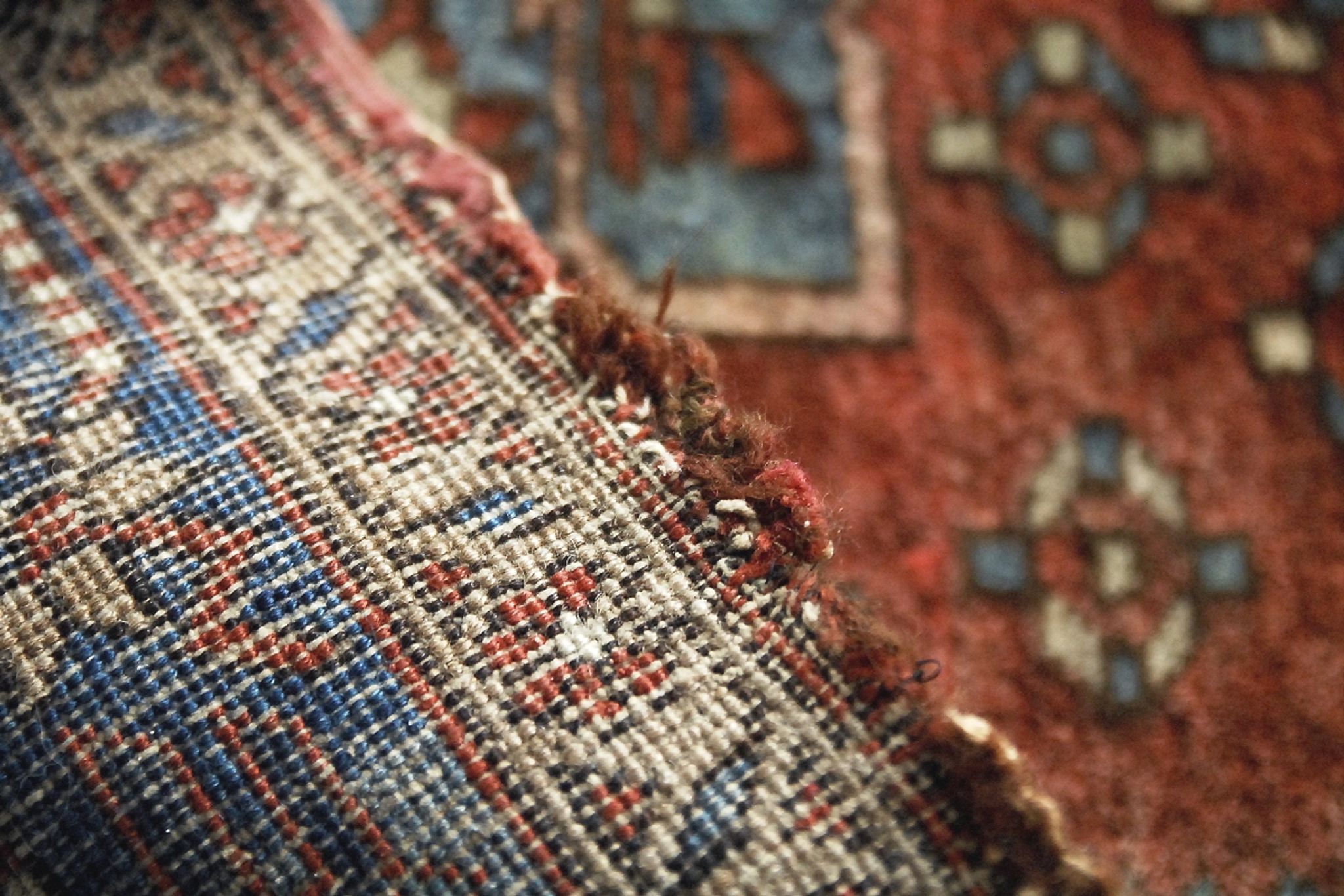Antique Hand-woven Persian Heriz Carpet, 1920 s - 140x97cm