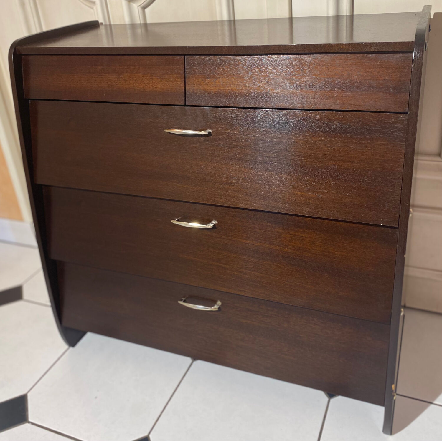Vintage shoe cabinet
