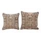 Set of 2 vintage Turkish cushion covers 46x46 cm