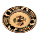 Hollow dish in Romanian glazed terracotta Bucharest Romania