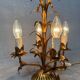 Vintage palm table lamp – Hollywood Regency