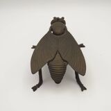 Brass Art Deco fly with movable wings Collection 4288