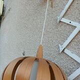 Wooden chandeliers 60s