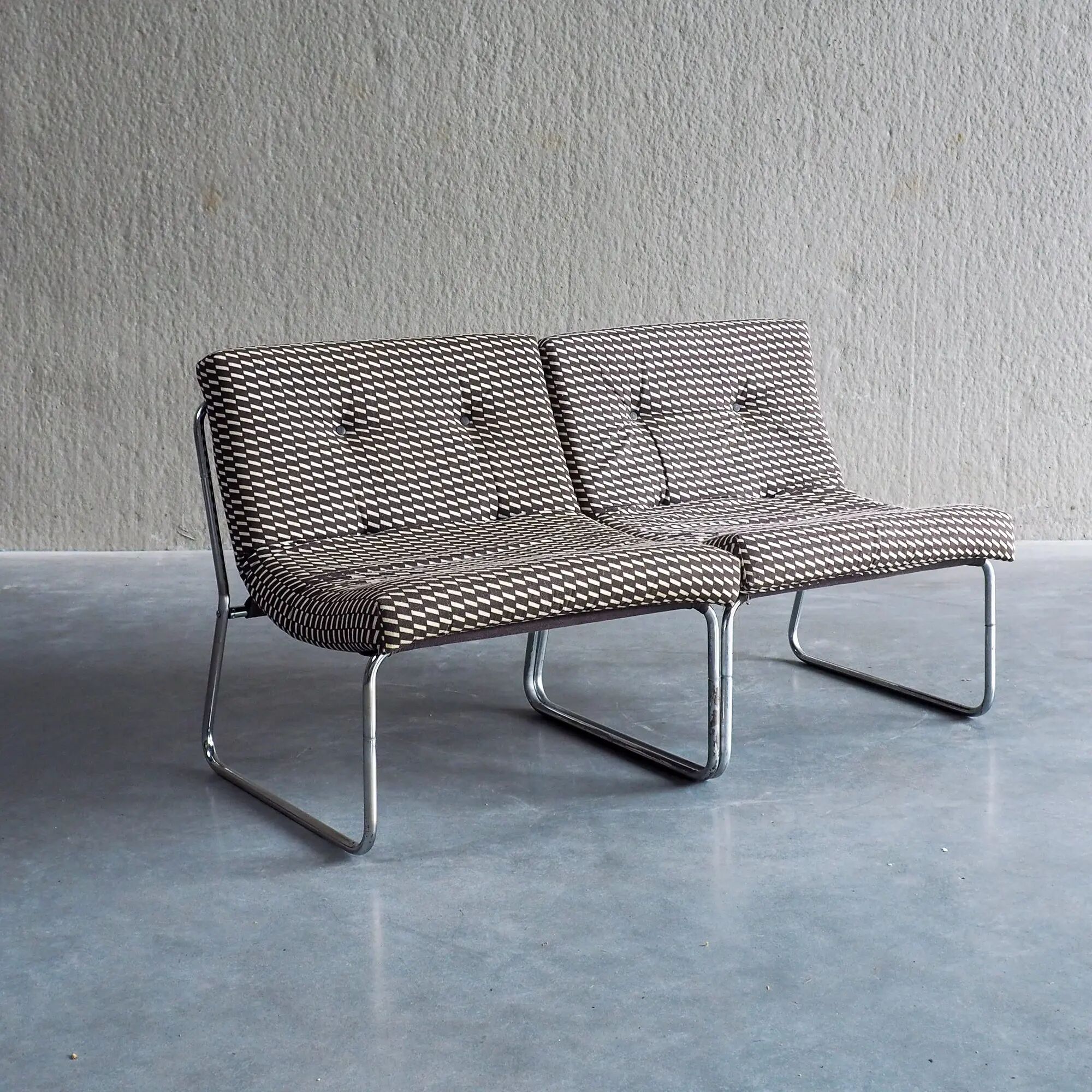 Mid-century modular lounge chairs