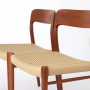 2 of 12 of Niels Otto Moller Dining Chairs, Model 75, Teak, 1950s