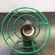 Hanging old design green metal cerclage vintage 70s