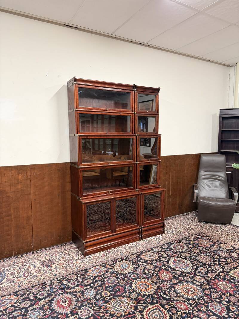 Set Classic English Bookcase Globe Wernicke