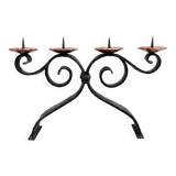Large iron candlestick with 4 lights